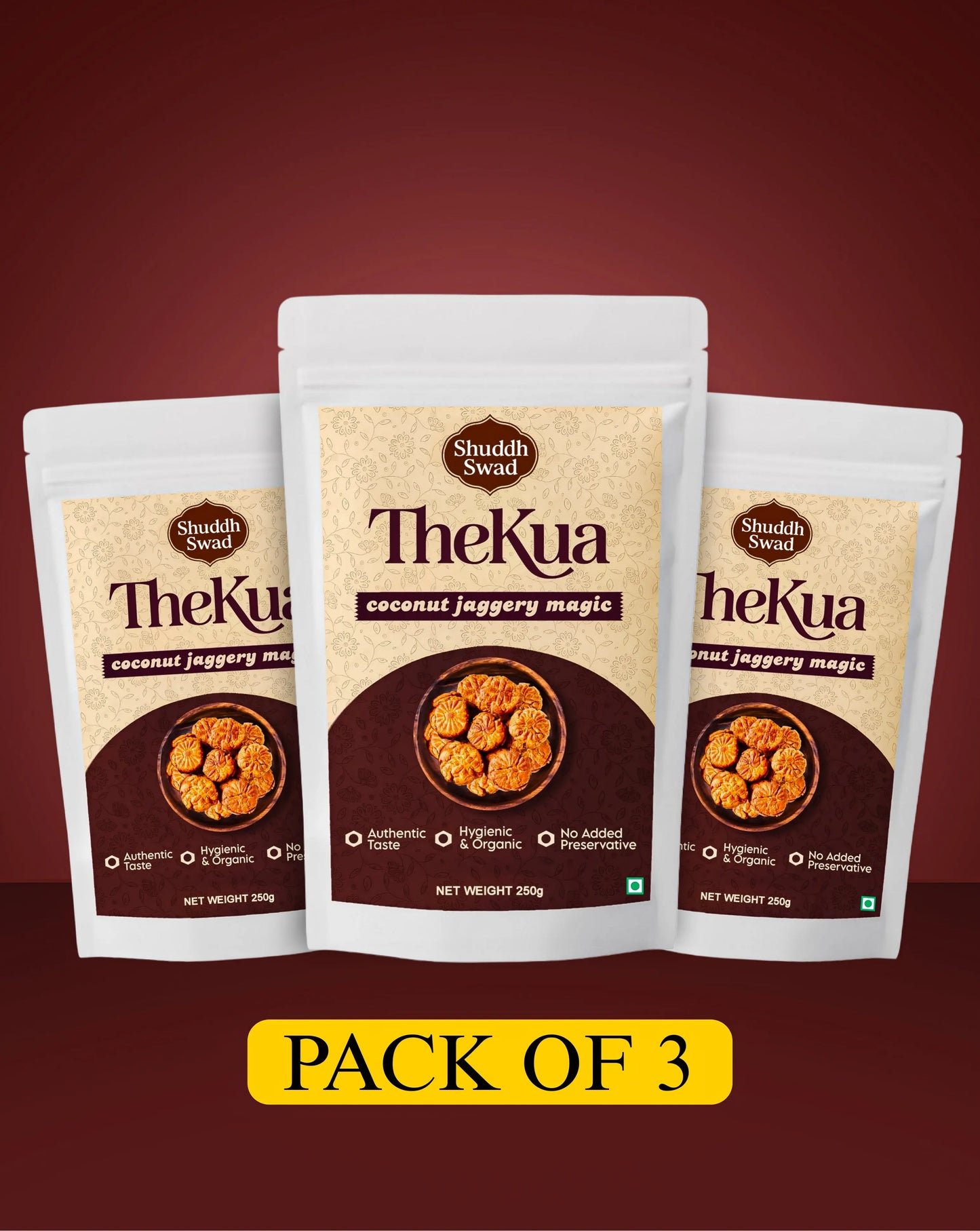 Jaggery Thekua 3 Combo Shuddh Swad