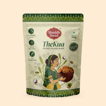 Shuddh Swad Elaichi Thekua (Coconut Elaichi Magic) 250g pouch
