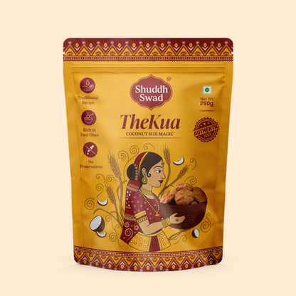 Shuddh Swad Traditional Bihari Thekua (Coconut Suji Magic) 250g pouch